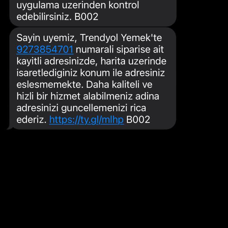 Trendyol Yemek Adres Ve Konum Saçmalığı