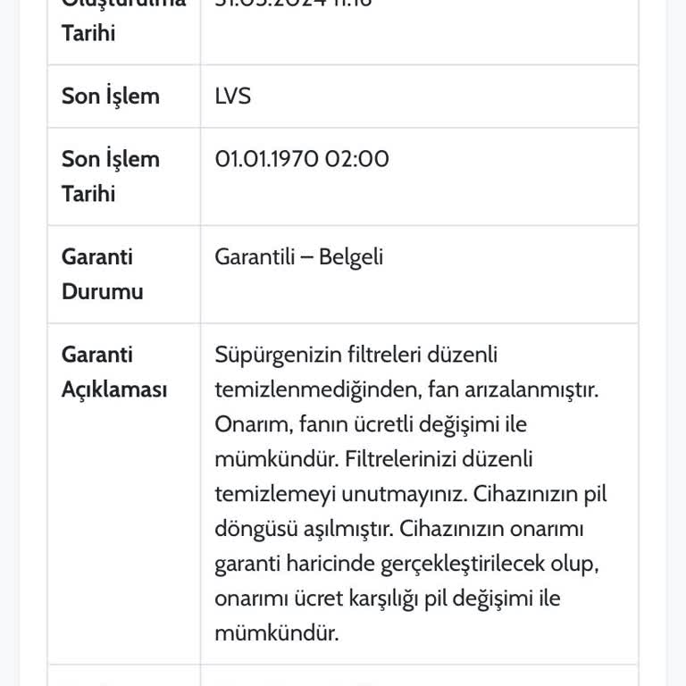 Ouno Service Xiaomi Robot Vacuum Mop Pro: Servis Sonrası Çalışmama Sorunu Ve Garanti İhlali