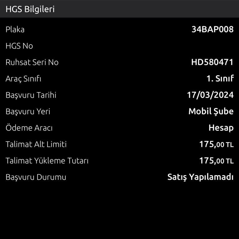 Yapı Kredi Bankası HGS Başvurusu Onaylanmadı, Geçiş İhlali Cezalarıyla Karşılaştım