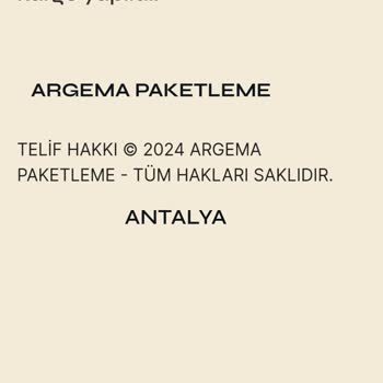 Argema Paketleme Kişisel Bilgilerimin Güvenliği Konusunda Endişeliyim
