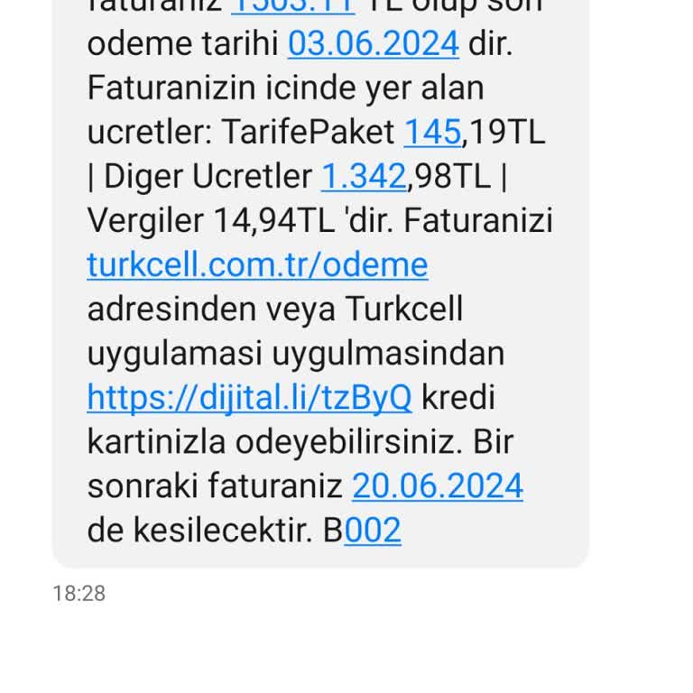 Turkcell Usulsüz Ücret Talep Etmek