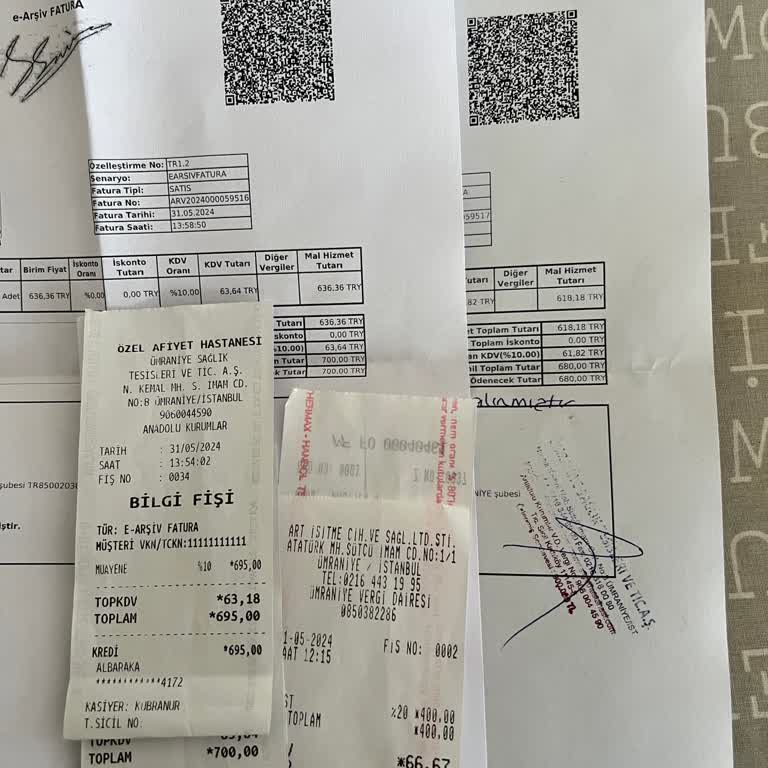 Afiyet Hastanesi Sağlık Raporu Sürecinde Beklenmedik Ekstra Ücretler
