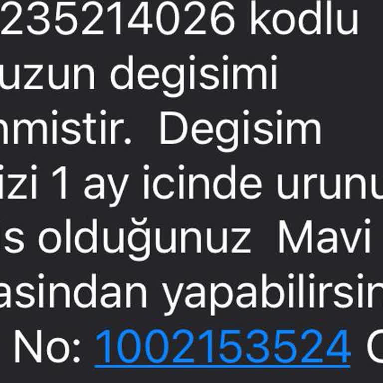 Mavi Kot Pantolonun 2 Yıl Garantisi
