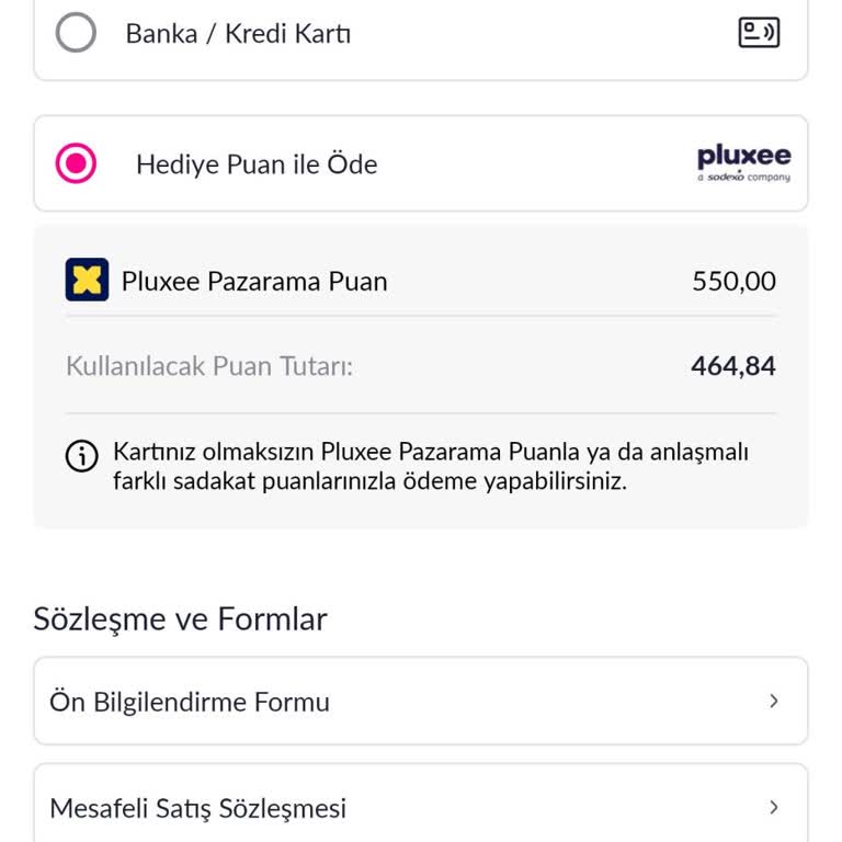 Pazarama Alışveriş Hata Mesajı