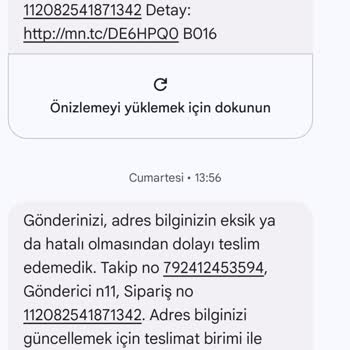 MNG Kargo Teslim Edilmeyen Kargo