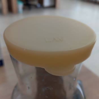 LAV Plastik Kapak Cam Sürahinin İçine Koku Veriyor Su İçilmiyor