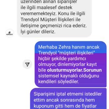 Karaca Züccaciye Karaca Sözde Müşteri Hizmetleri, Çözüm Sunmuyorlar, Kes Yapıştır Cevap