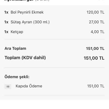 Domino's Pizza Yanlış Ödeme Yöntemi Nedeniyle Teslim Edilmeyen Sipariş