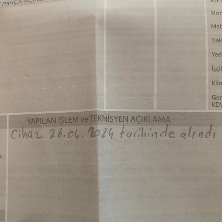 Onvo Televizyon Servis Süreci