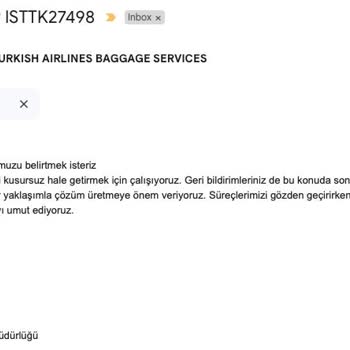 THY'den Valizimin Hasarını Tazmin Edemiyorum.