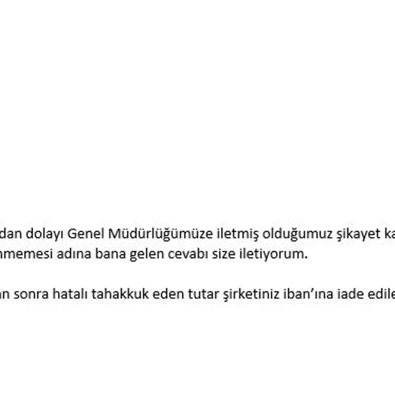 Türk Telekom Fatura Ve İade Problemi