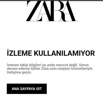 Zara Siparişim Hala Gelmedi