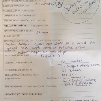 Prof. Dr. Cemil Taşçıoğlu Şehir Hastanesi Hastane Şikayeti Hususundadır