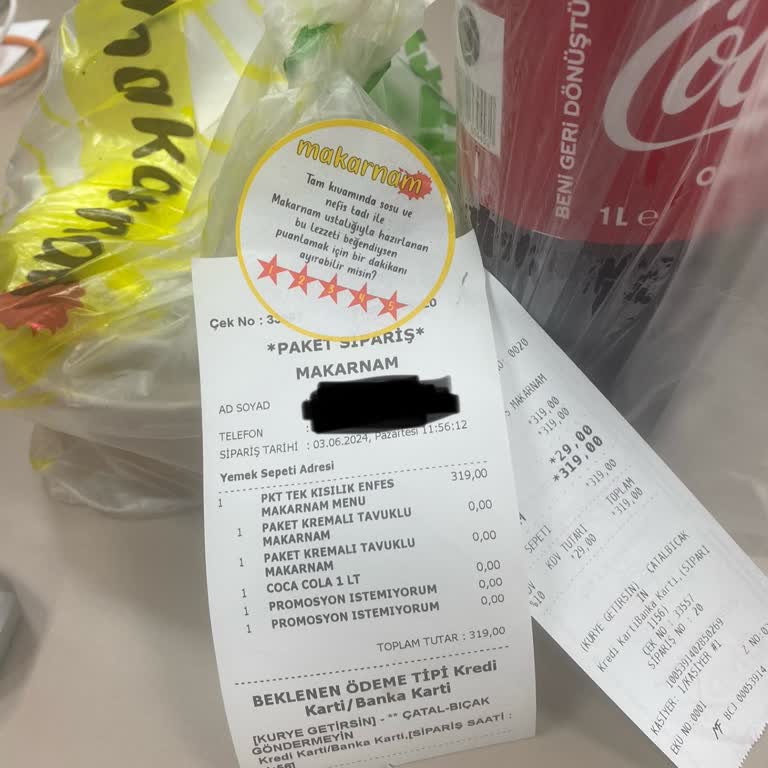 Makarnam İkili Makarna Menüsü Sorunu