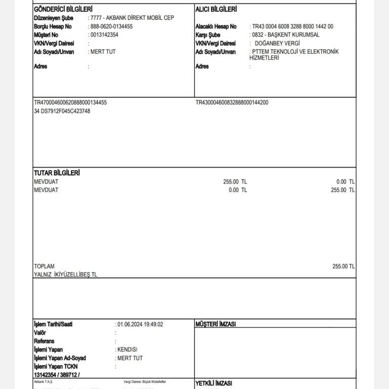 PttAVM Havale Yöntemi İle HGS Yükleme Yaptım Yüklenmedi Dekont Um Var Elimde
