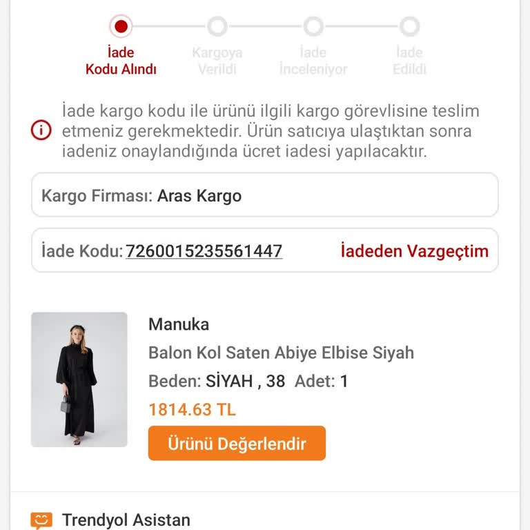 Trendyol İade Hakkına Uymama Ve Hesabı Askıya Alarak Mağdur Etme