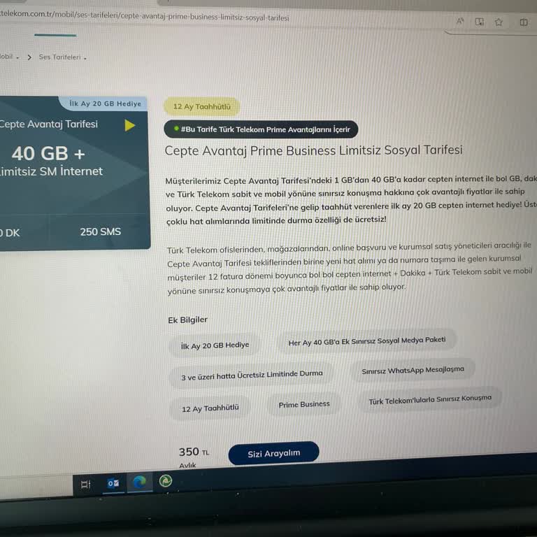 Türk Telekom Mobil Prime Tarifesi - Cayma Hakkı - Tüketici Yanıltması