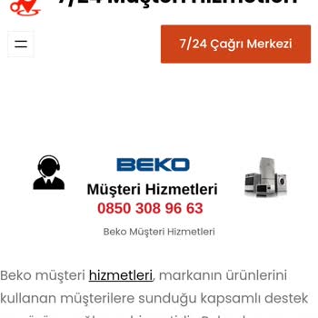 Musterihizmetlerii.com.tr Kendilerini Beko Yetkili Servisi Olarak Gösteren Yanıltıcılar