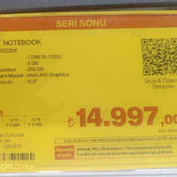 Teknosa Raftaki Fiyat Etiketini Uygulamadı.