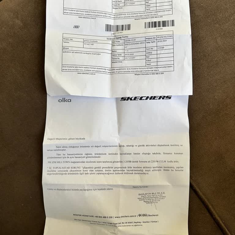 Skechers'tan Gelen Yanlış Cevap Ve Devam Eden Mağduriyet Hakkında
