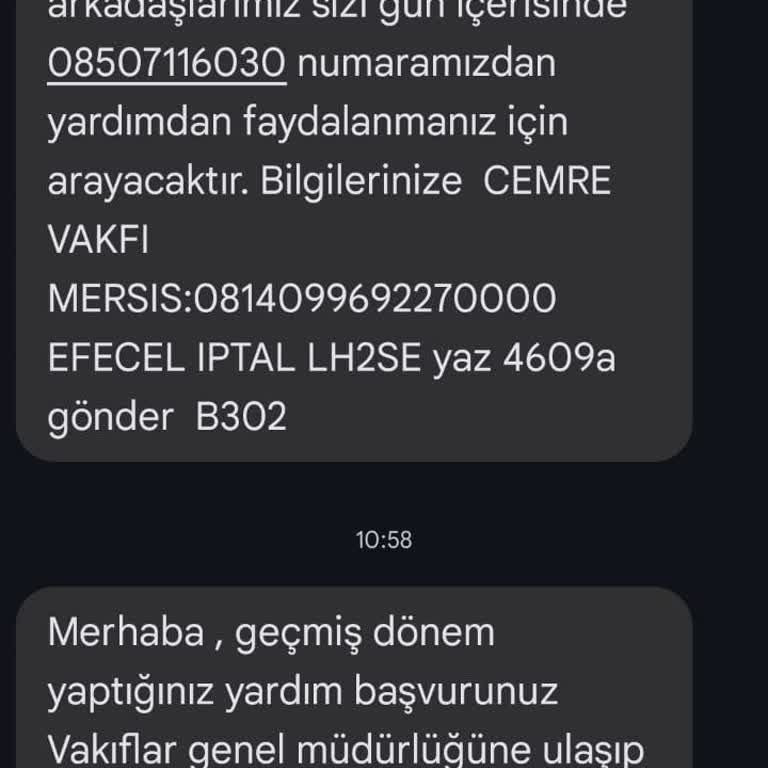 SKR Danışmanlık Yanıltıcı Yardım Mesajları Atıyor İncelenmesi Gerekir