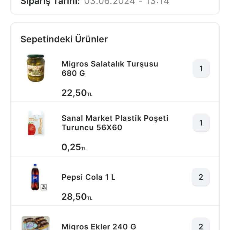 Migros Sanal Market Teslimat Süresi Sorunu
