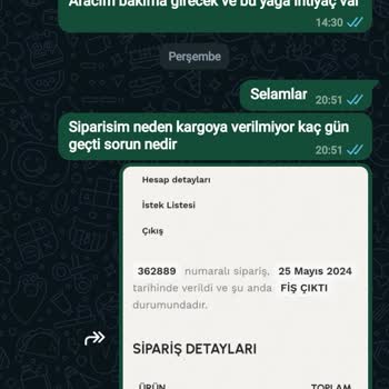Sanal Yağ Market Gönderilmeyen Sipariş Hakkında
