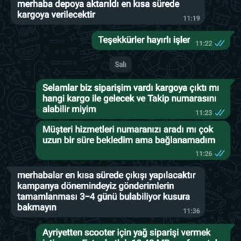 Sanal Yağ Market Gönderilmeyen Sipariş Hakkında