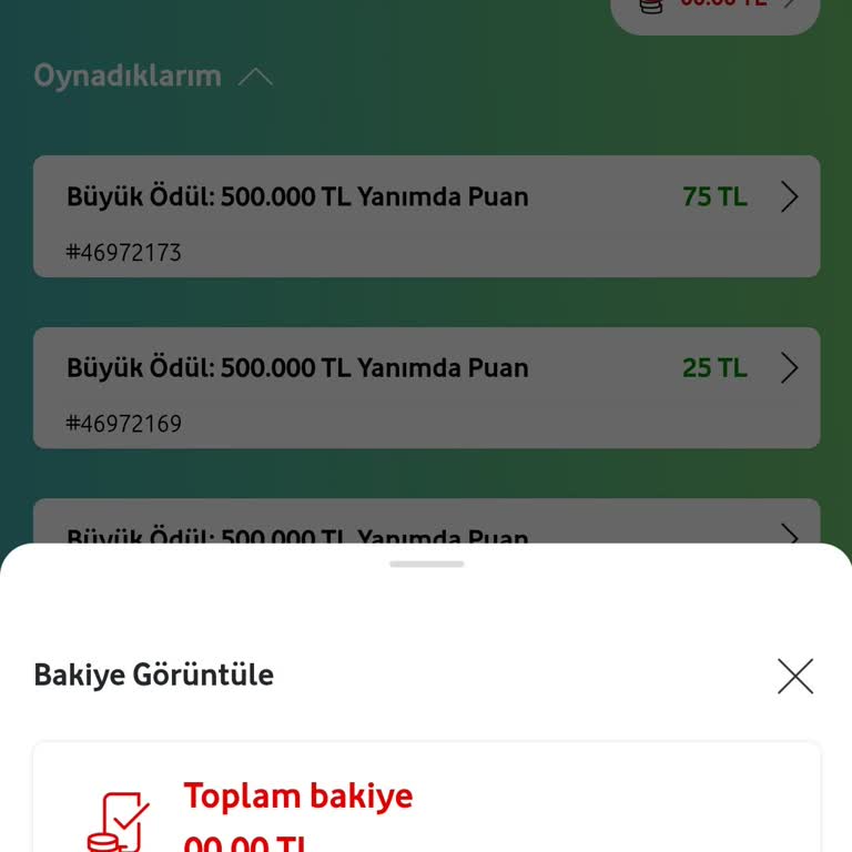 Vodafone Kazı Kazan Mağduriyeti: 1000 TL Çöp Oldu!