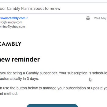 Cambly Abonelik Yenileme Problemi!