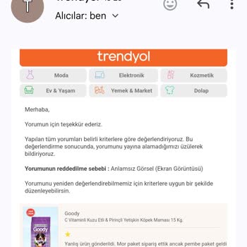 Trendyol Köpek Maması Yanlış Geldi İki Kez