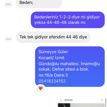 Akellmoda (Instagram) Sipariş Sonrası Yaşadığım Güven Sorunu Ve İletişim Problemleri