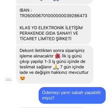 Akellmoda (Instagram) Sipariş Sonrası Yaşadığım Güven Sorunu Ve İletişim Problemleri