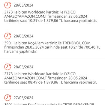 Yapı Kredi Harcama İtirazı Kabul Etmiyor.