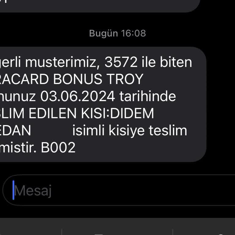 Garanti Bankası Hesap Kartımı Tanımadığım Birisine Teslim Etti!