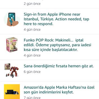 Amazon Ürünüm İptal Edildi