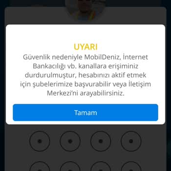 Denizbank MobilDeniz Erişim Engellemesi