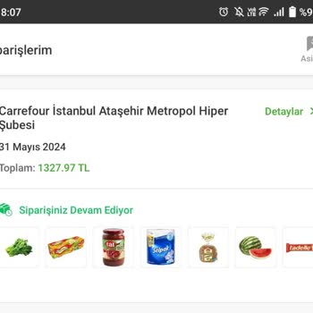 Trendyol Hızlı Market Trendyol Carrefour Market Alışveriş İadesi