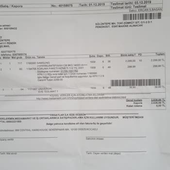 Samsung Çamaşır Makinem Paslandı Ama Samsung Ek Garantiyi Kabul Etmedi