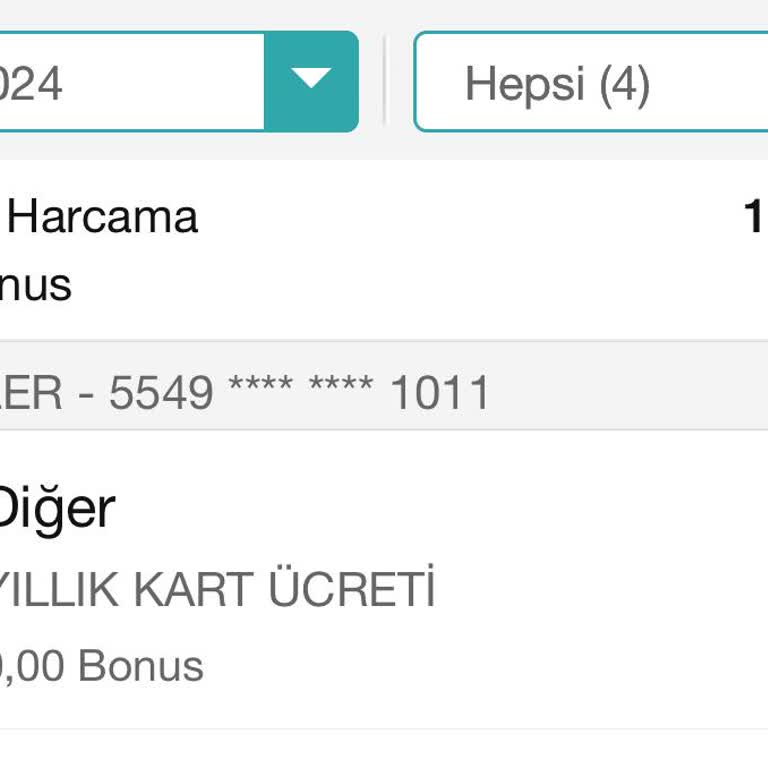Garanti BBVA Kart Aidat İadesi