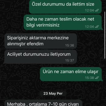 Vavrattan Sipariş Teslimatında Yaşanan Sorun Ve İletişim Eksikliği