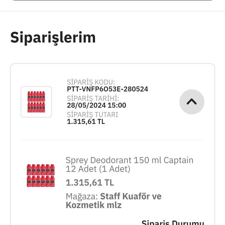 Epttavm Ve PTT Kargo Pişmanlıktır.