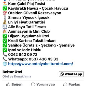 Ücret İadesini Alamıyorum. Beltur Hotel Diye Bir Yer Var Mı