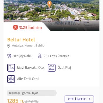 Ücret İadesini Alamıyorum. Beltur Hotel Diye Bir Yer Var Mı