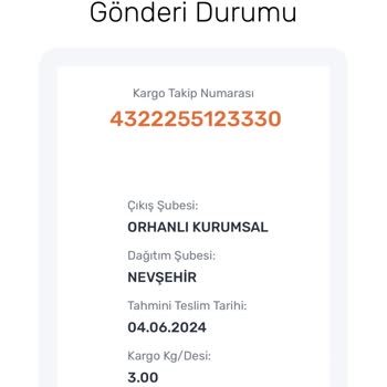 Aras Kargo Teslimat Mağduriyeti Talep Varken Geçiştirdiler