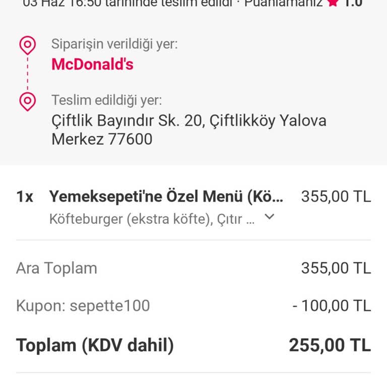 McDonald's Resmen Paramızın Üzerine Kondu