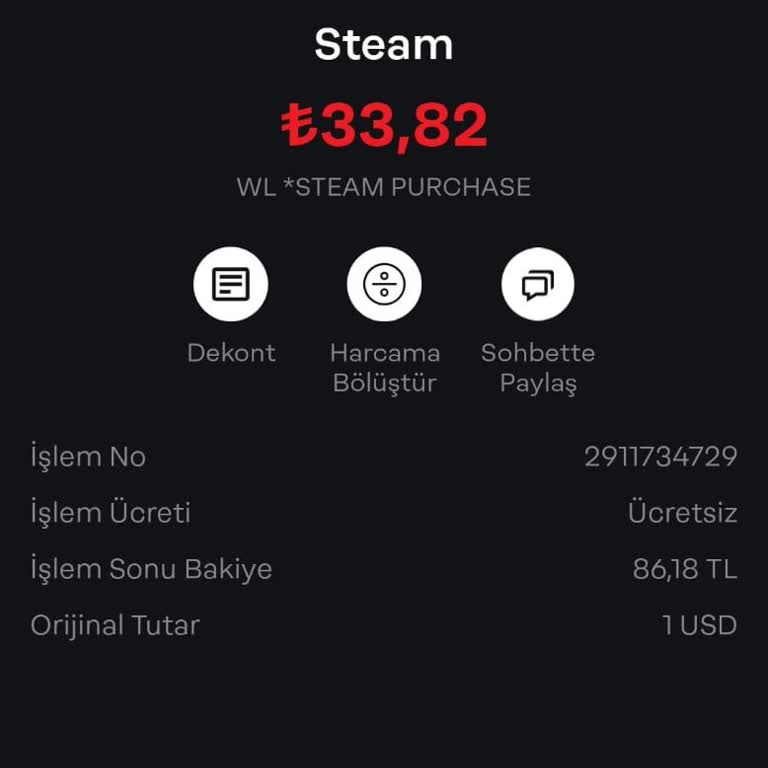 Steam Haksız Yere Para Çekmesi