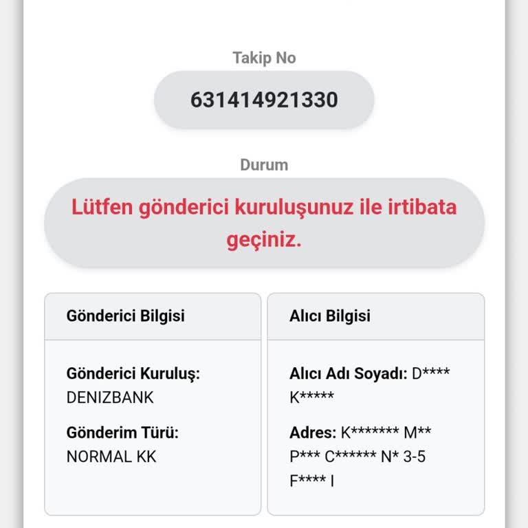 Kuryenet Kredi Kartı Getirmedi