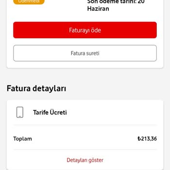 Vodafone Content Dest Grp Dan Dolayı Fazla Gelen Fatura
