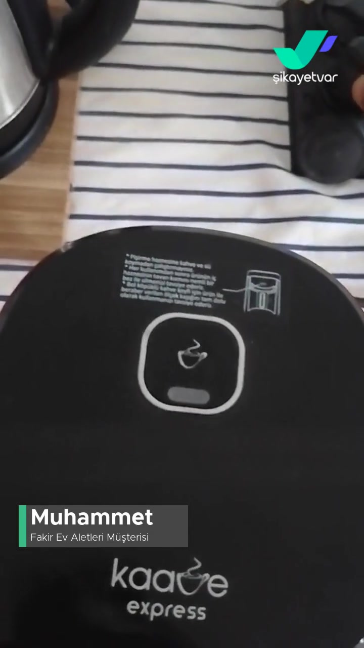 Fakir Kaave Express Fişe Takınca Mavi Işık Yanıp Sönüyor Ve Çalışmıyor! videonun kapak resmi